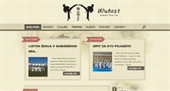 Desktop Screenshot of kyokushin-mladost.hr